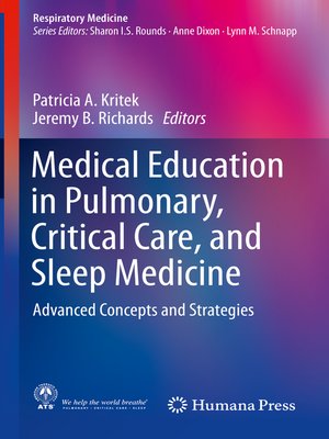 cover image of Medical Education in Pulmonary, Critical Care, and Sleep Medicine